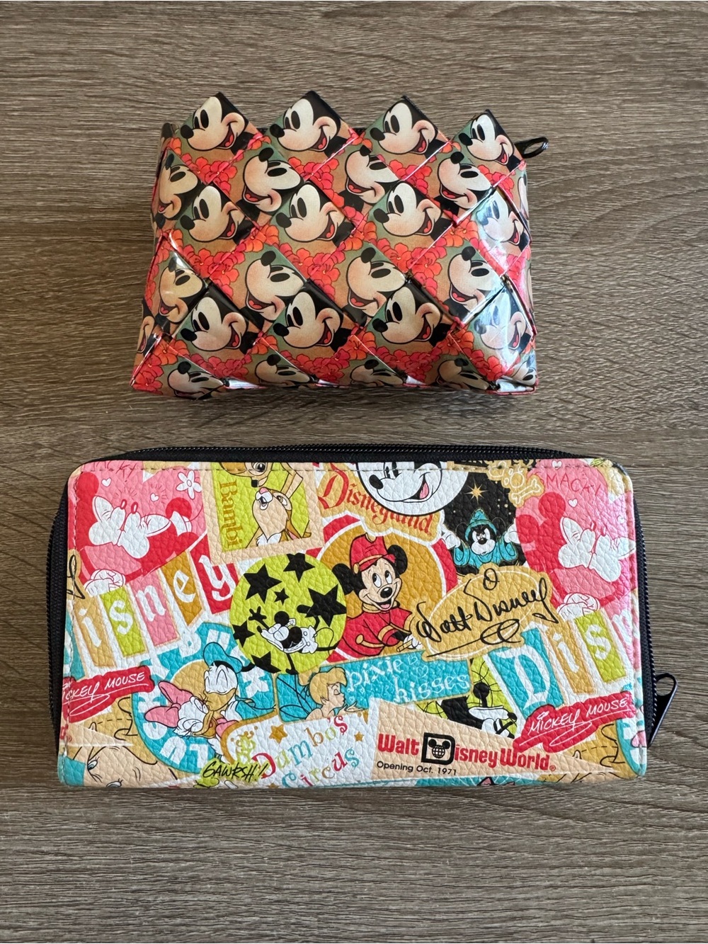 Walt Disney World Wallet and Hard Coin Purse